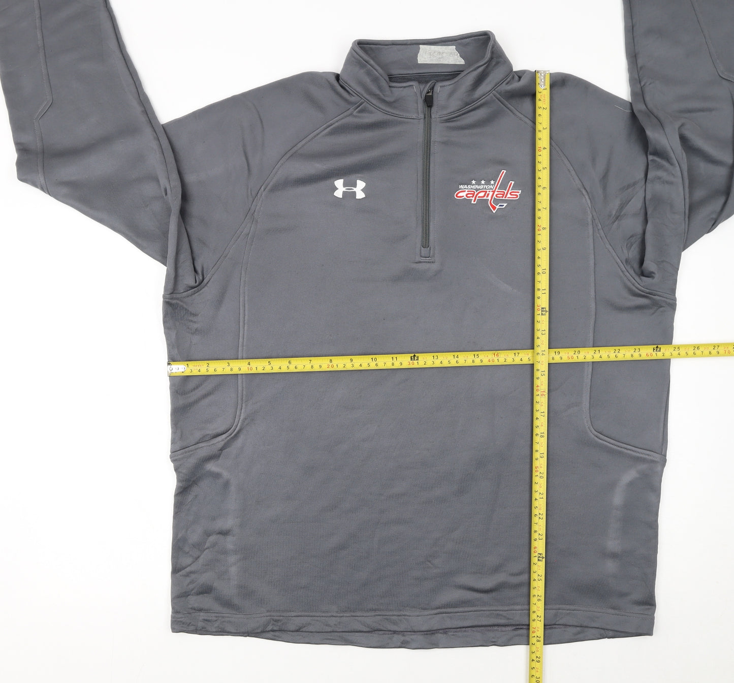 Under Armour Men’s Grey XL 1/4 Zip Loose Fit Pullover Sweatshirt