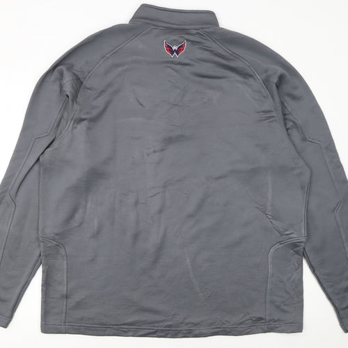 Under Armour Men’s Grey XL 1/4 Zip Loose Fit Pullover Sweatshirt