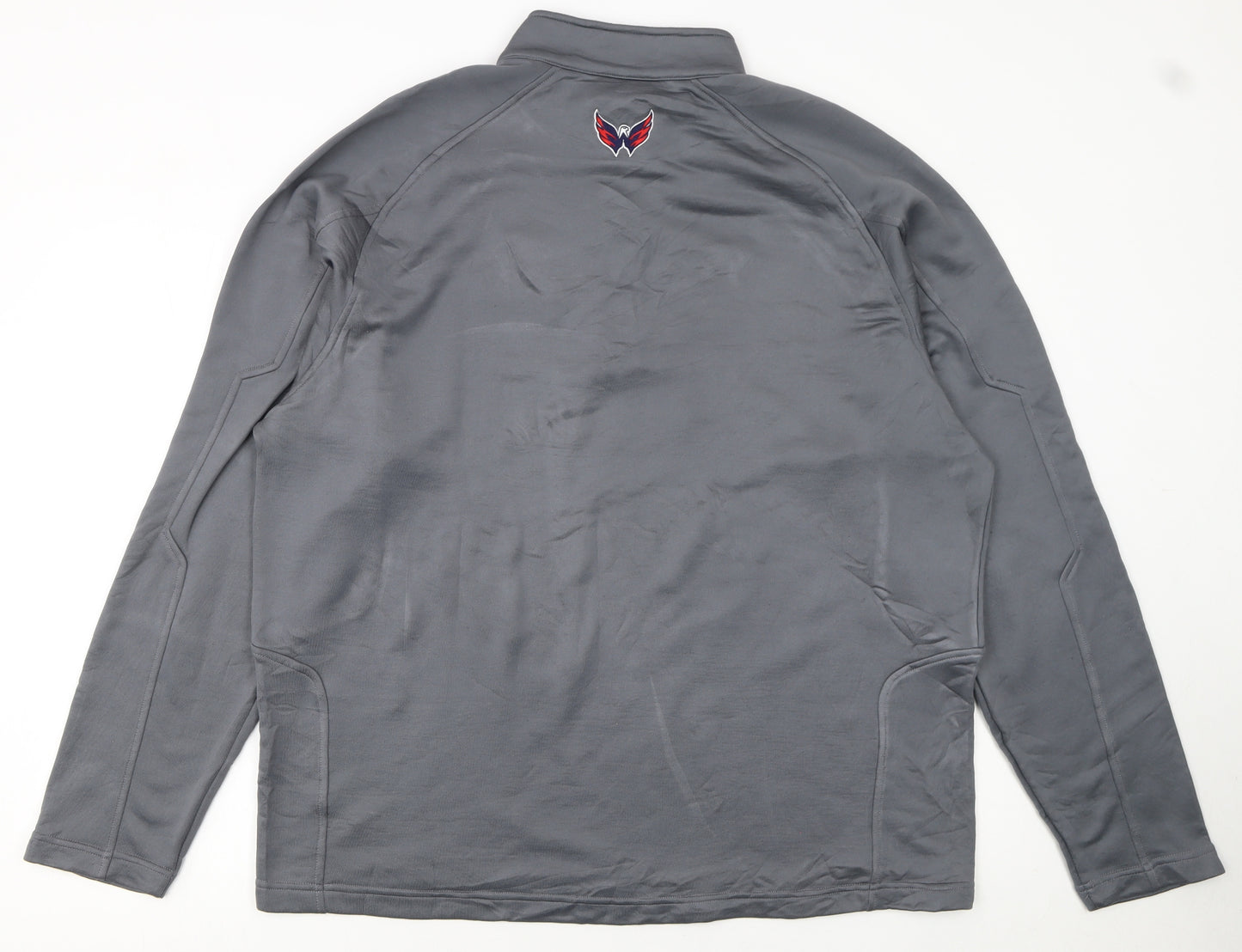Under Armour Men’s Grey XL 1/4 Zip Loose Fit Pullover Sweatshirt