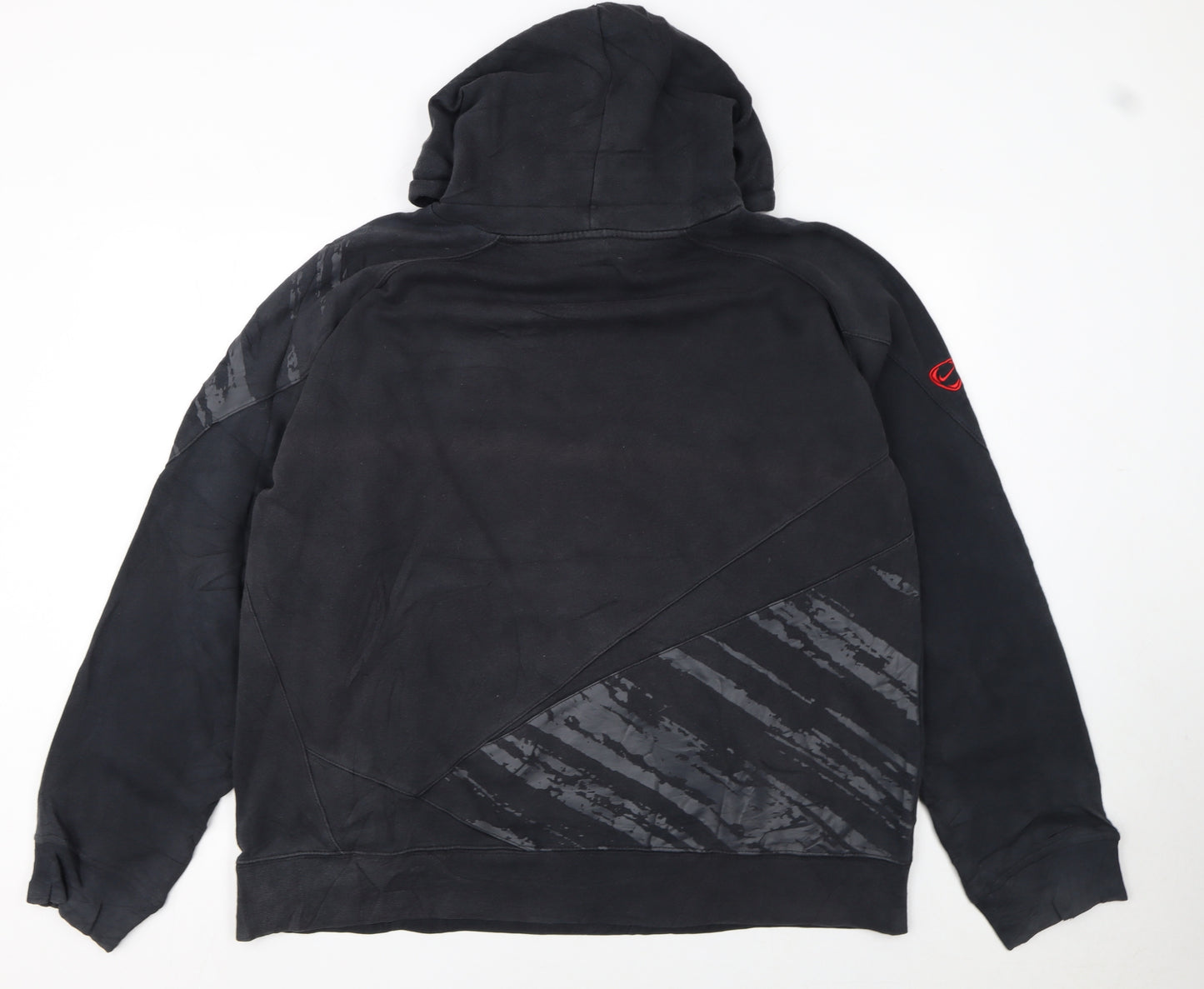 Nike Men’s Black Aberdeen FC Pullover Hoodie XL Fleece Logo Sports