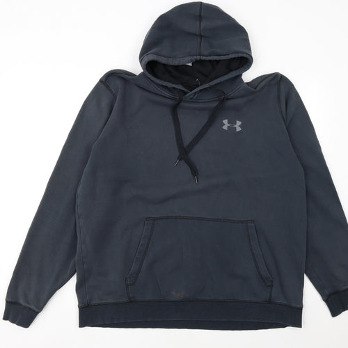 Under Armour Men's Blue 2XL Pullover Hoodie Fleece Sportswear