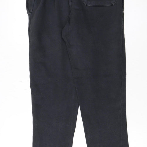 Reebok Women’s Black Jogger Trousers XS Fleece Cotton Blend