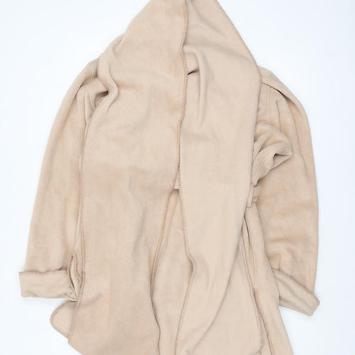 Marks and Spencer Rosie Womens Beige Fleece Belted Robe L