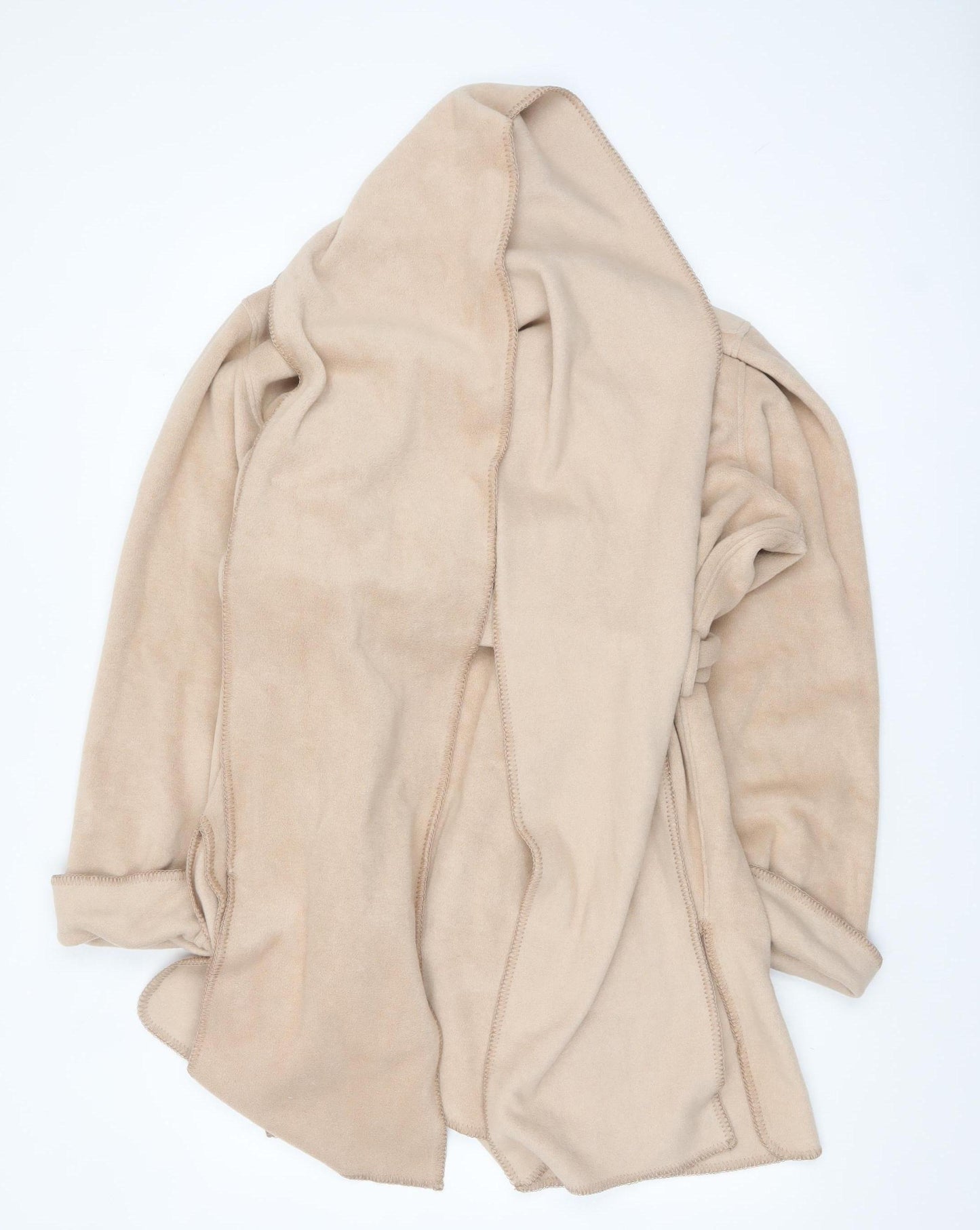 Marks and Spencer Rosie Womens Beige Fleece Belted Robe L