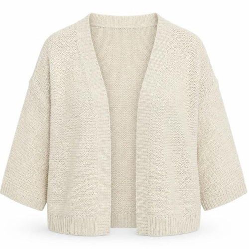 Wallis Women Beige L Open Knit Relaxed Cardigan Jumper