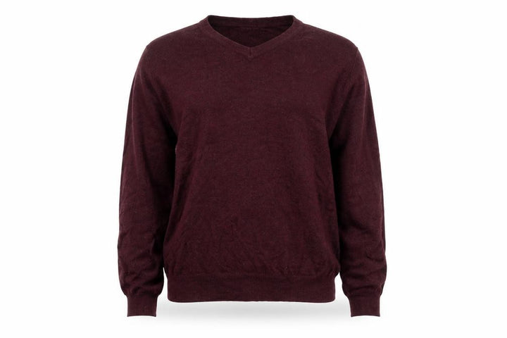 Debenhams Women Brown V-Neck Long Sleeve Knit Jumper Size S