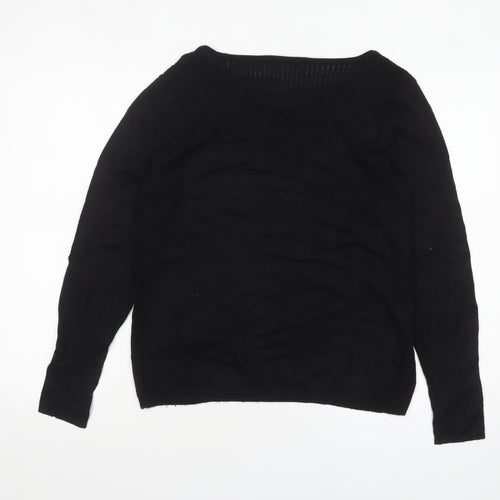 Fenn Wright Manson Women's Black Jewel Neck Knit Jumper M