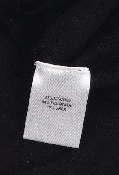 Fenn Wright Manson Women's Black Jewel Neck Knit Jumper M