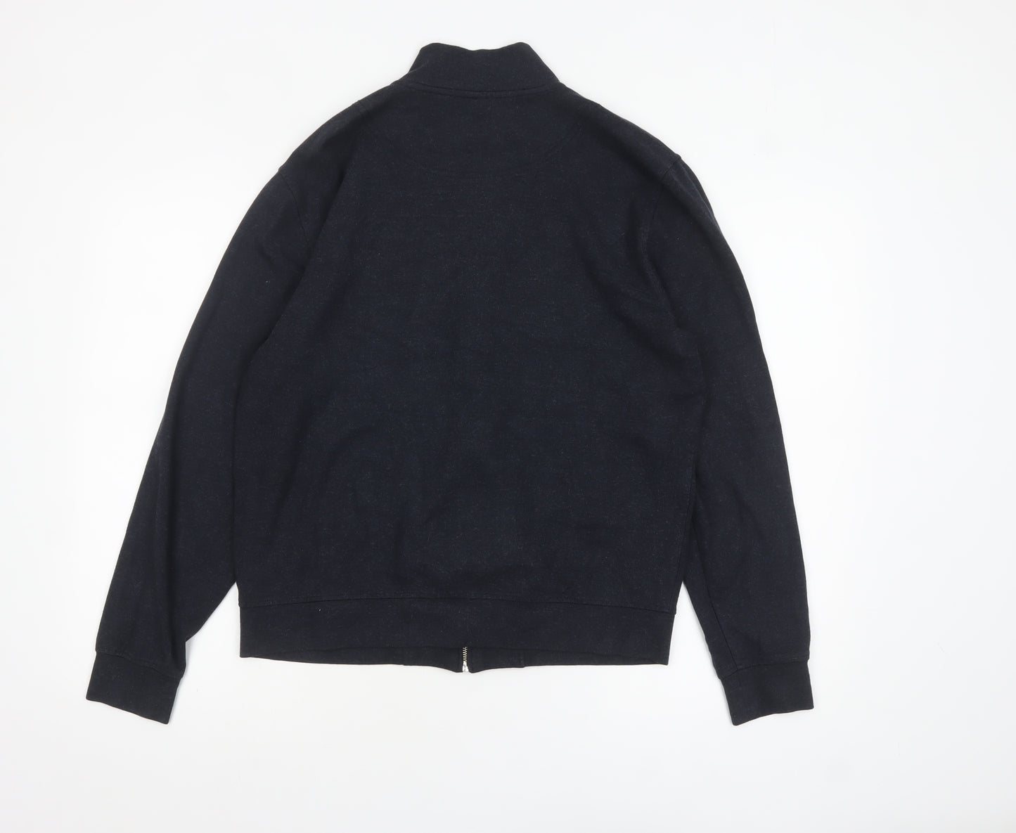 Marcs Men’s Black Bomber Jacket Medium Full Zip Lightweight Classic Style