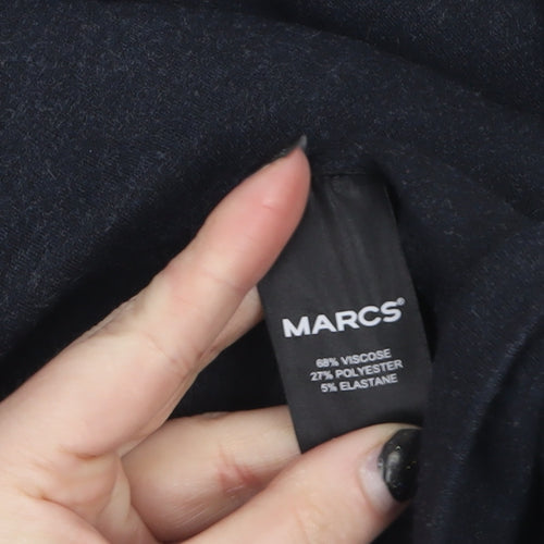 Marcs Men’s Black Bomber Jacket Medium Full Zip Lightweight Classic Style