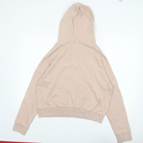 Prévu Women’s Beige Pullover Hoodie Size 10 100% Cotton