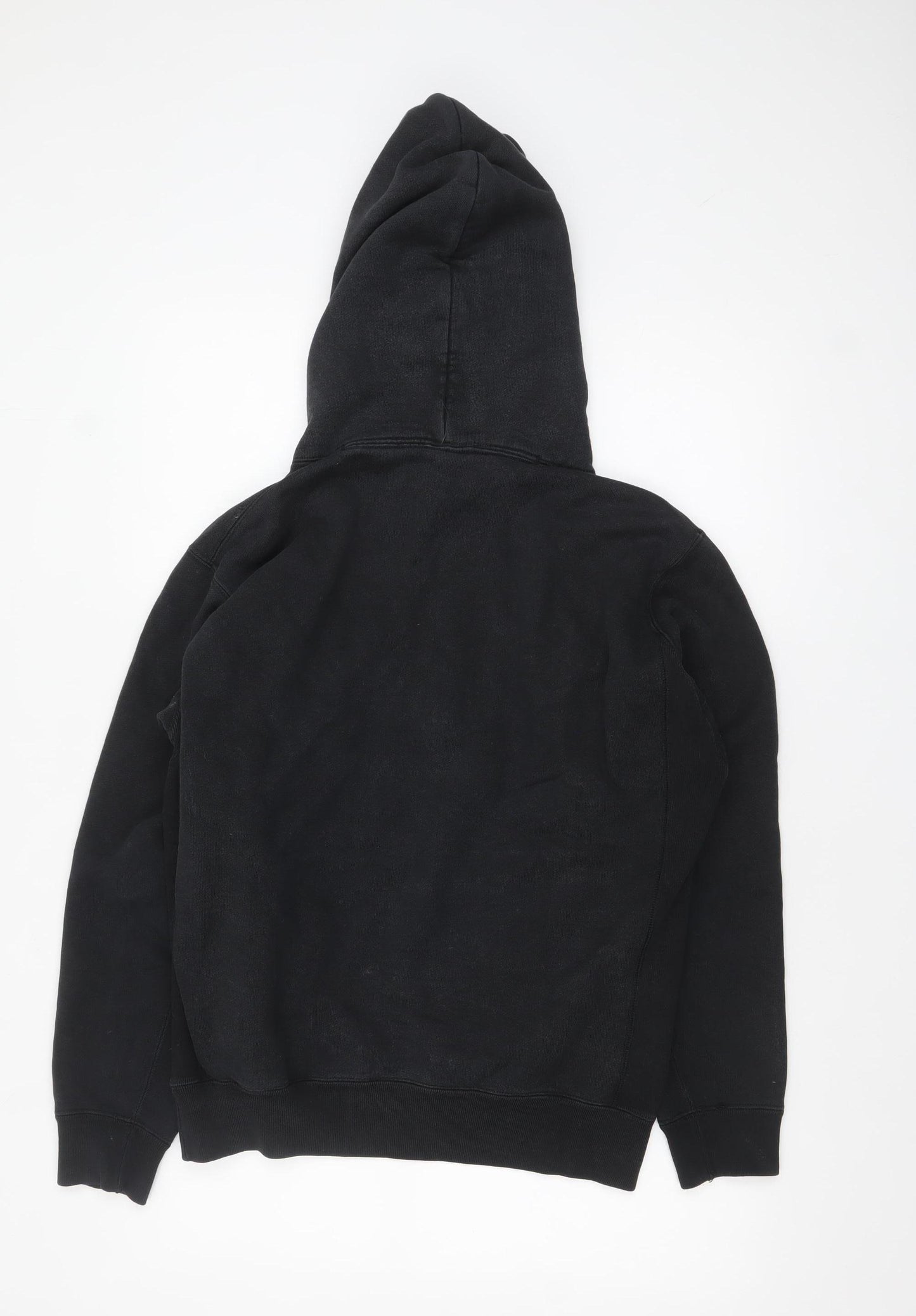 Uniqlo U Men Black Pullover Hoodie Small Cotton Blend Fleece