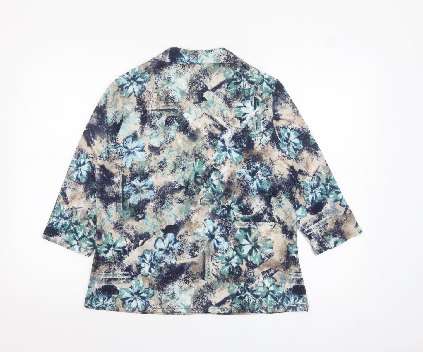 Honor Millburn Women's Multicoloured Floral Tunic Top Size 14