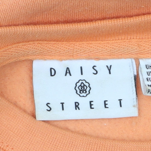 Daisy Street Women's Orange Los Angeles Graphic Sweatshirt Size 14