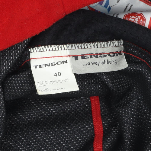 Tenson Women's Red Fleece Full Zip Jacket Size 12