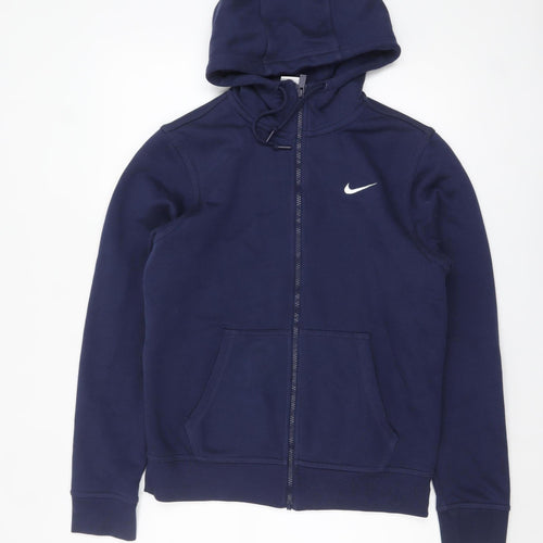 Nike Men's Blue Full Zip Hoodie Small Regular Fit Sportswear
