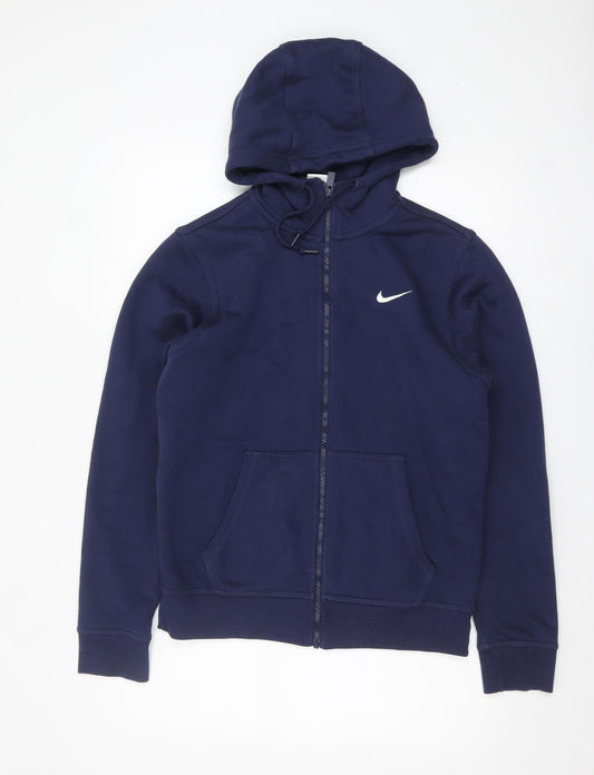 Nike Men's Blue Full Zip Hoodie Small Regular Fit Sportswear