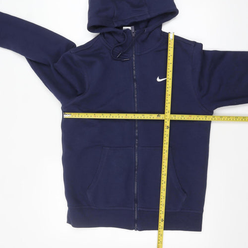 Nike Men's Blue Full Zip Hoodie Small Regular Fit Sportswear