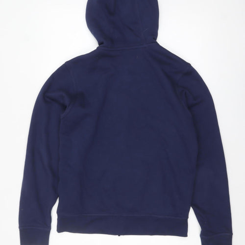 Nike Men's Blue Full Zip Hoodie Small Regular Fit Sportswear