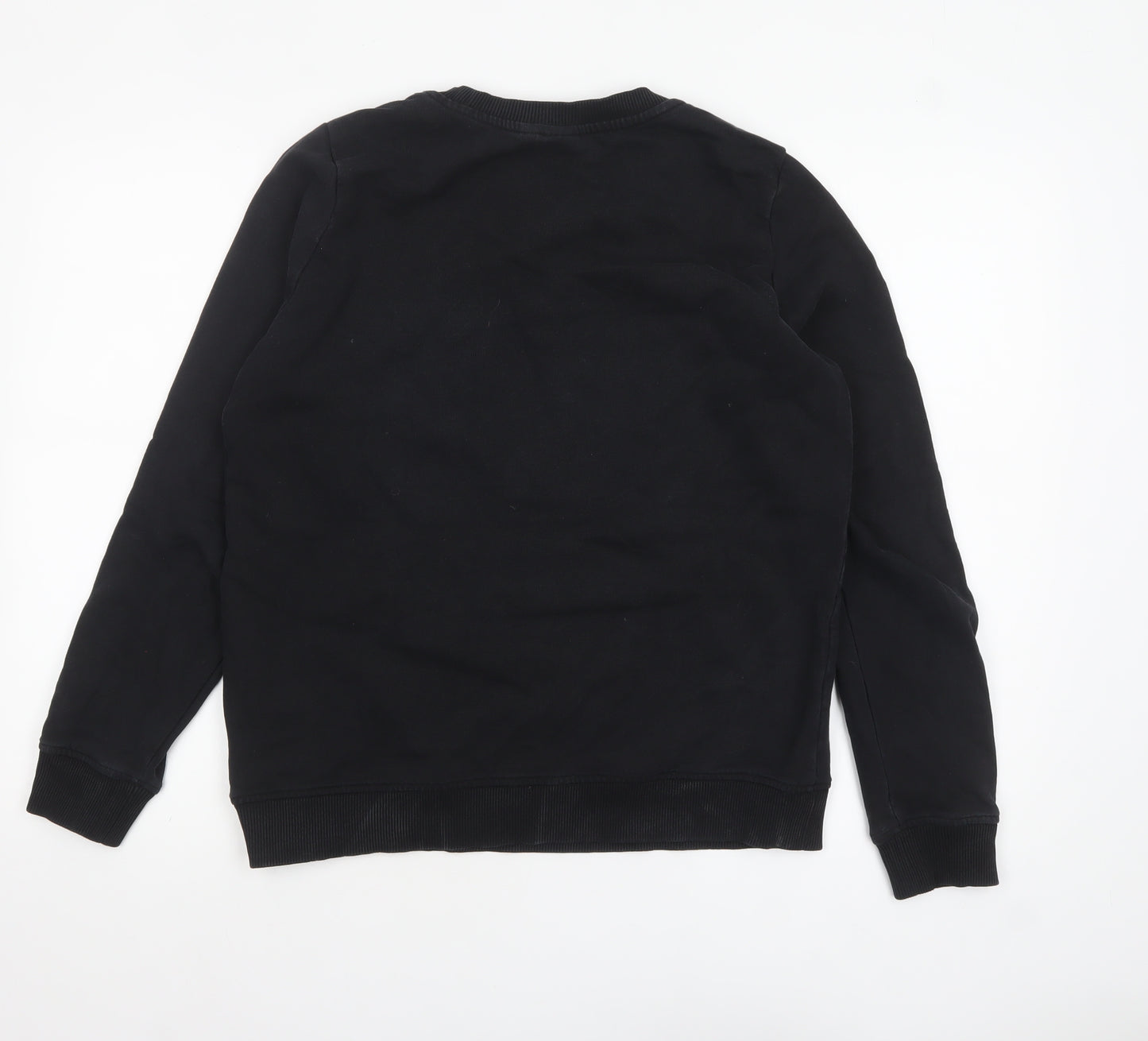 Vans Men's Black Logo Pullover Sweatshirt Size M