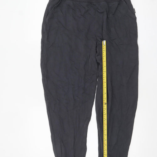 Animal Womens Black Size 14 Jogger Trousers with Pockets