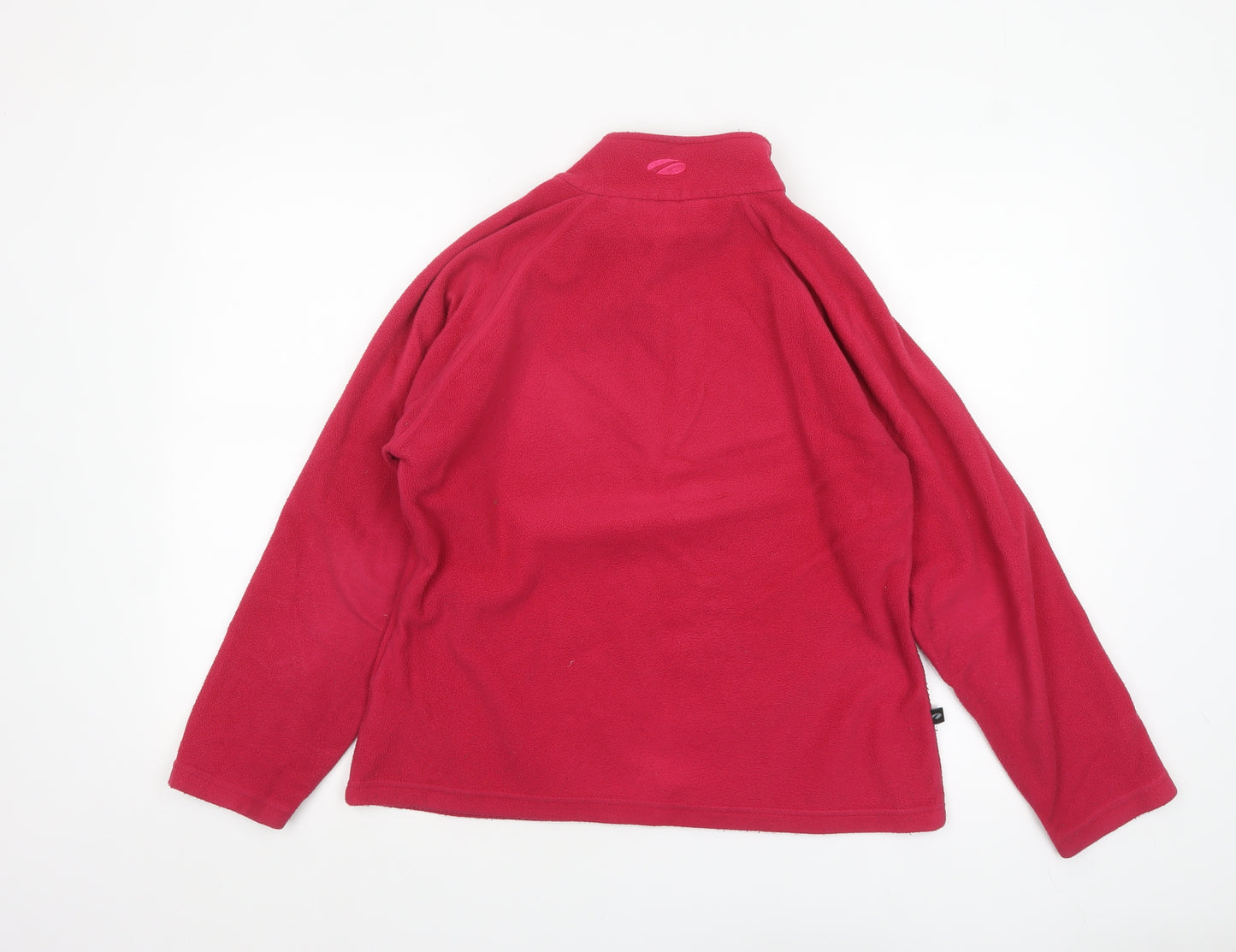 Mountainlife Womens Red Fleece Pullover Sweatshirt Size 12