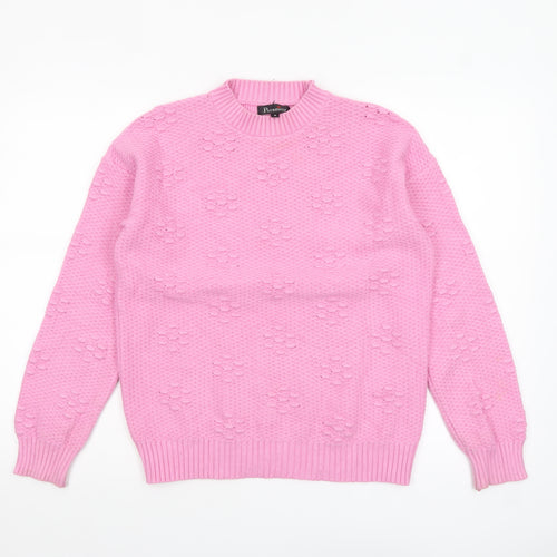 Paramour Women’s Pink Crew Neck Knit Jumper Size M