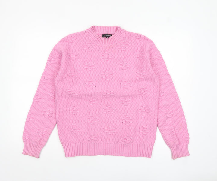 Paramour Women’s Pink Crew Neck Knit Jumper Size M