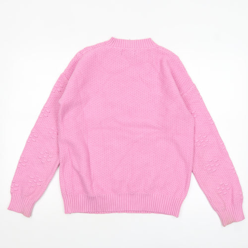 Paramour Women’s Pink Crew Neck Knit Jumper Size M