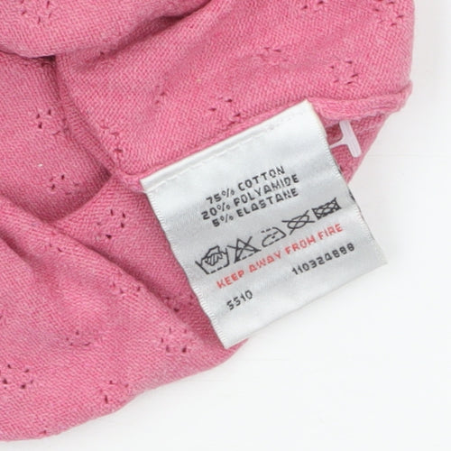 White Stuff Women's Pink Cotton Sleeveless Tank Top Size 8