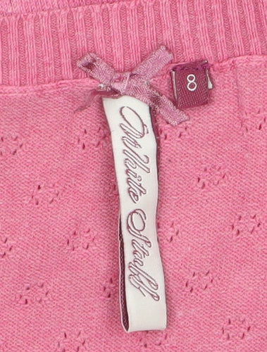 White Stuff Women's Pink Cotton Sleeveless Tank Top Size 8