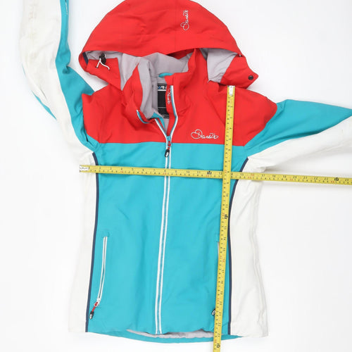 Dare 2b Women's Red Blue White Waterproof Ski Jacket Size 10