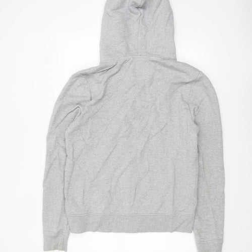 AllSaints Men's Grey Full Zip Cotton Hoodie XL