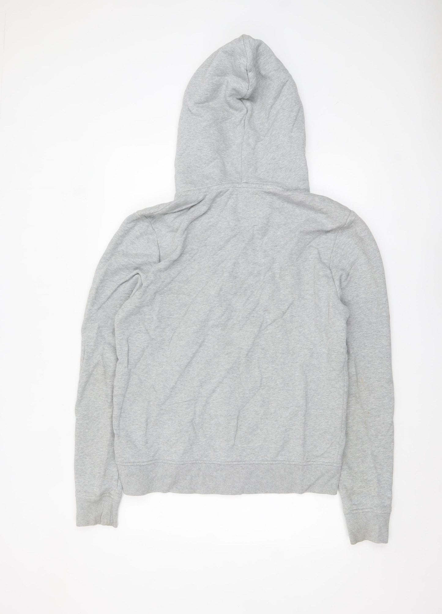 AllSaints Men's Grey Full Zip Cotton Hoodie XL