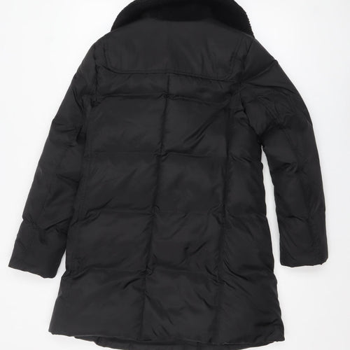 Paul & Joe Sister Women's Black Long Puffer Coat Size 10