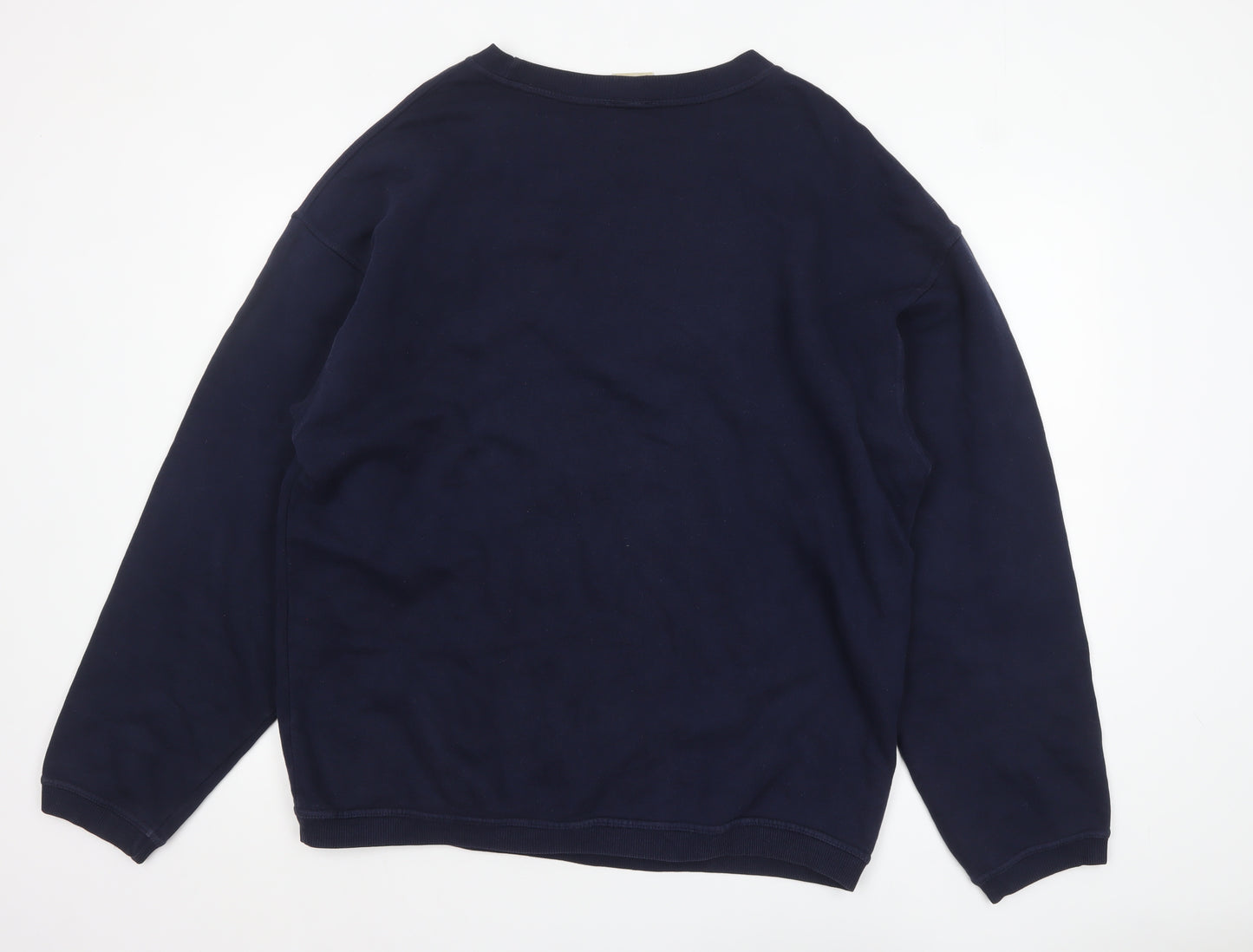 Planet Hollywood Mens Blue Large Pullover Sweatshirt 90s Retro Logo