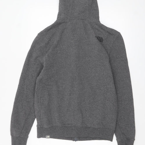 The North Face Men's Grey Full Zip Hoodie Size M