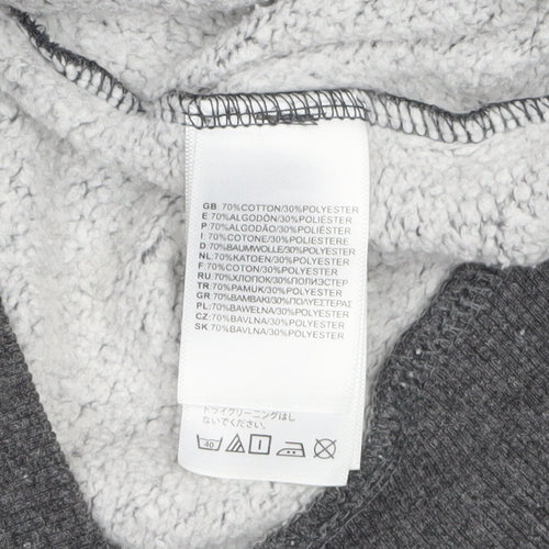 The North Face Men's Grey Full Zip Hoodie Size M