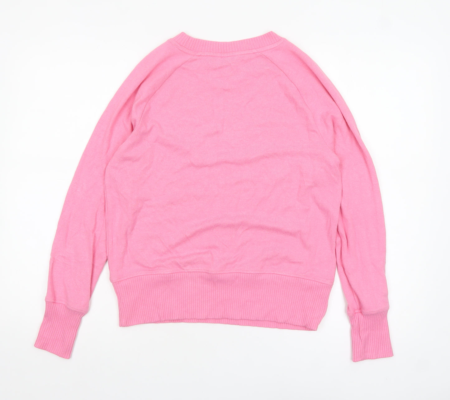Next Womens Pink Crew Neck Pullover Jumper Size 10