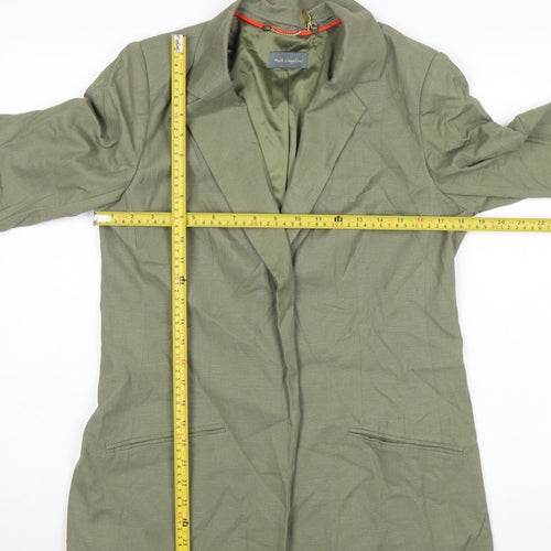 Ruth Langsford Women’s Green Linen Blend Lined Blazer UK 12