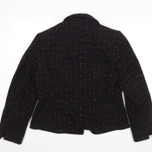 Alex & Co. Women’s Black Wool Blend Tweed Blazer Size 16