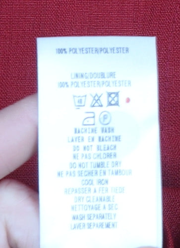 Eastex Women Red Size 10 Classic Single-Breasted Blazer