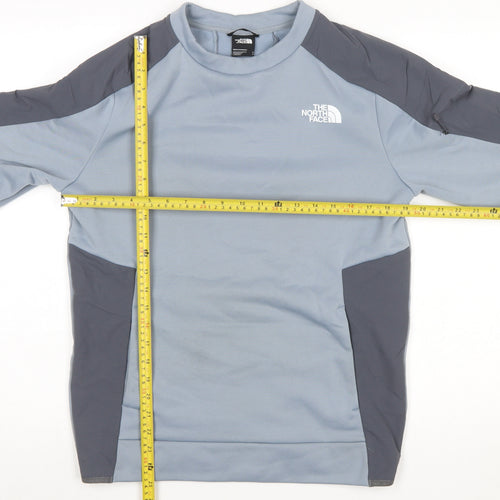 The North Face Men's Blue Pullover Fleece Sweatshirt Size S