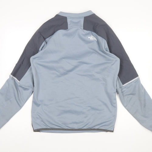 The North Face Men's Blue Pullover Fleece Sweatshirt Size S