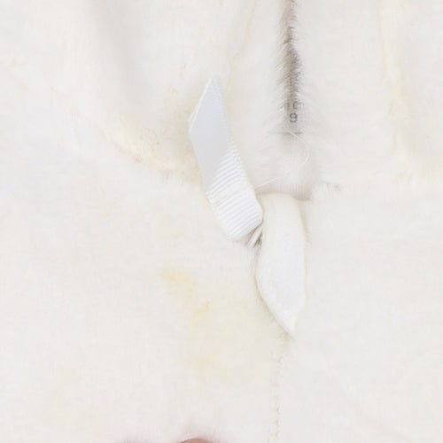 Mamas & Papas Unisex Ivory 6-9 Months Hooded Snowsuit with Padded Lining