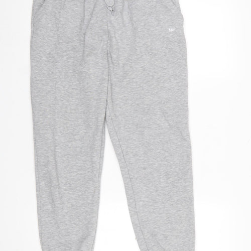 MP Women's Grey Fleece Jogger Trousers Size M Comfortable Lined Pants