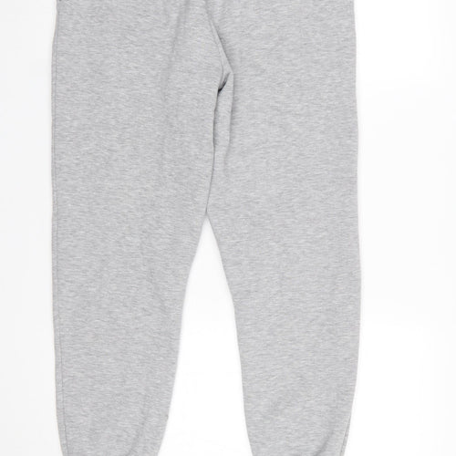 MP Women's Grey Fleece Jogger Trousers Size M Comfortable Lined Pants