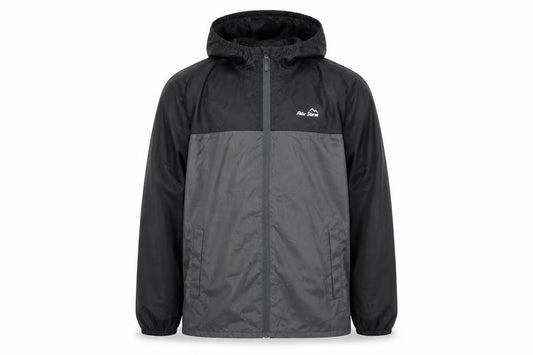 Peter Storm Boys Grey Windbreaker Jacket 11-12 Years Hooded Water Resistant