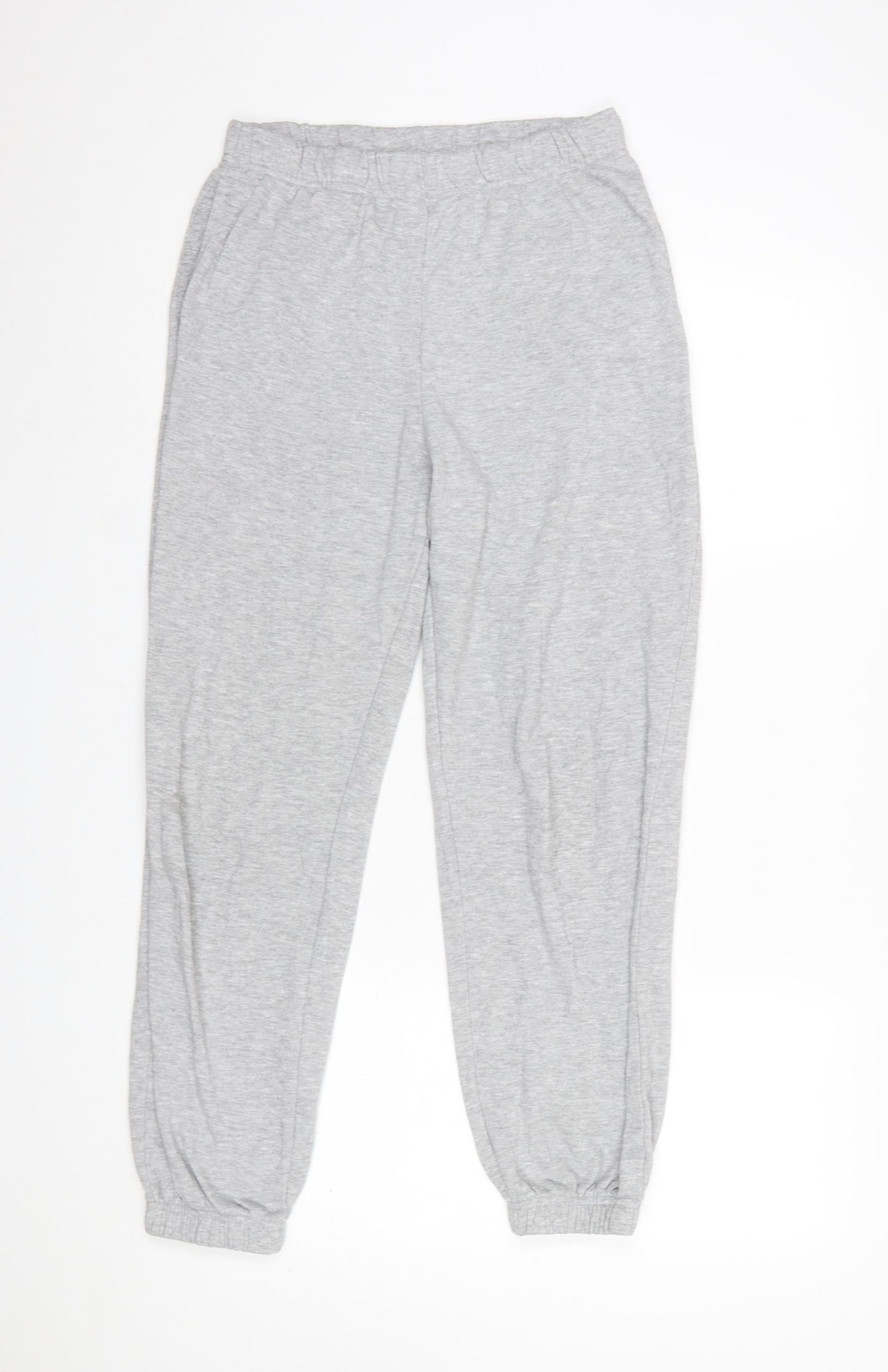 H&M Divided Women’s Grey Jogger Sweatpants Size S Cotton Blend
