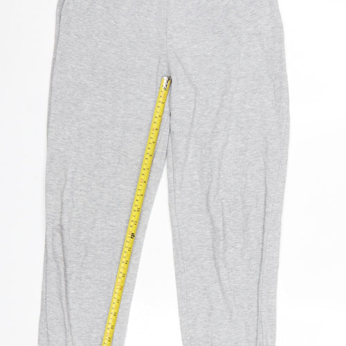 H&M Divided Women’s Grey Jogger Sweatpants Size S Cotton Blend